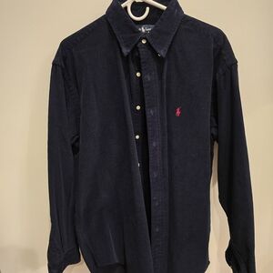 Ralph Lauren Dark Blue Corduroy Shirt
